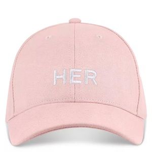 NEW Burberry Her logo Pink Baseball Cap Hat - One Size fits all, Adjustable